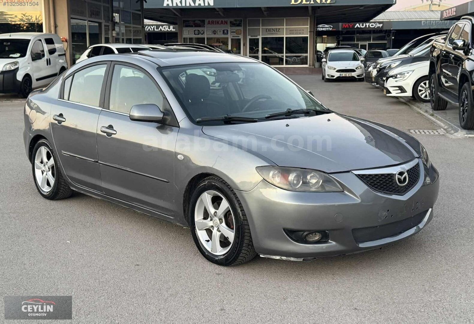 Galeriden Mazda 3 1.6 Dynamic 2005 Model Kocaeli 380.000 km Füme 6