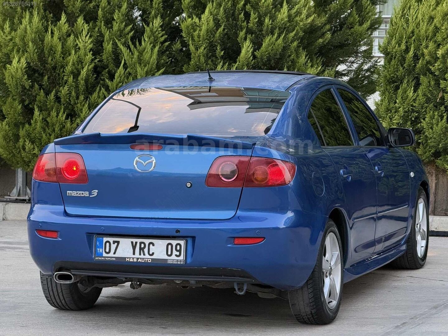 Galeriden Mazda 3 1.6 Dynamic 2004 Model Antalya 376.000 km Mavi 7