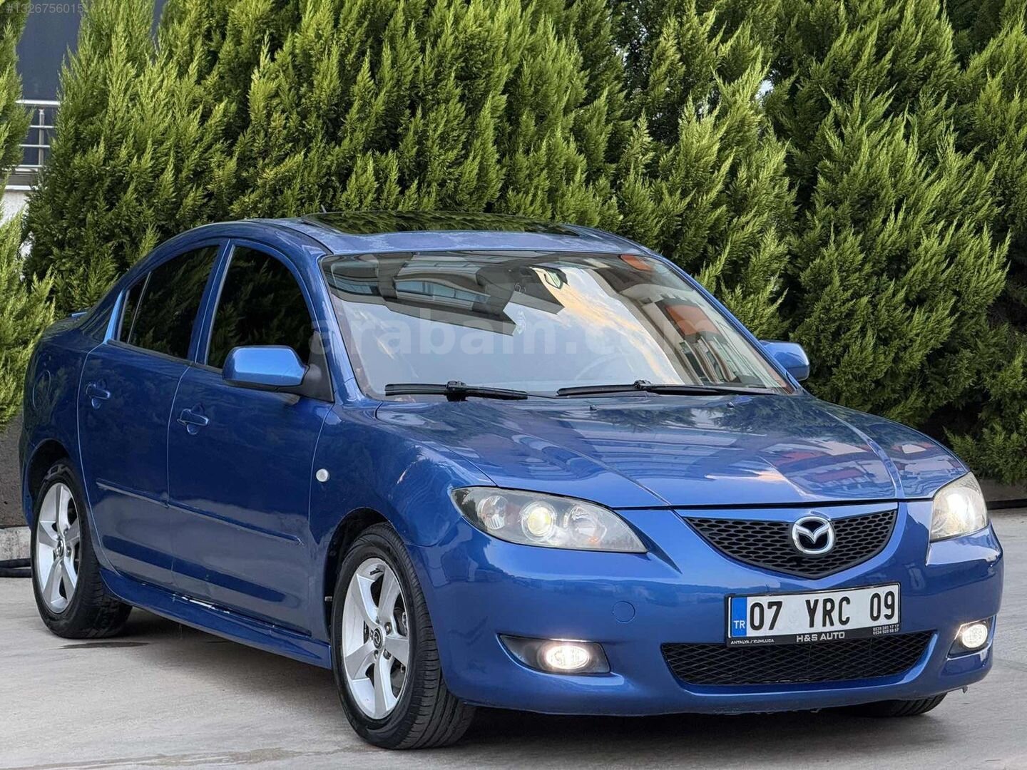 Galeriden Mazda 3 1.6 Dynamic 2004 Model Antalya 376.000 km Mavi 4