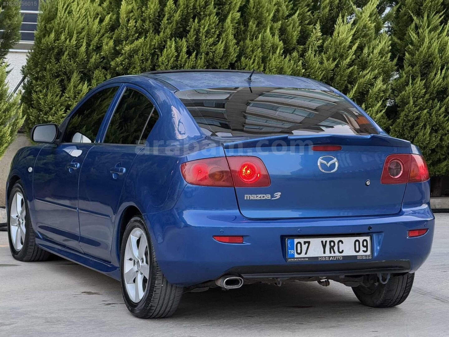 Galeriden Mazda 3 1.6 Dynamic 2004 Model Antalya 376.000 km Mavi 6