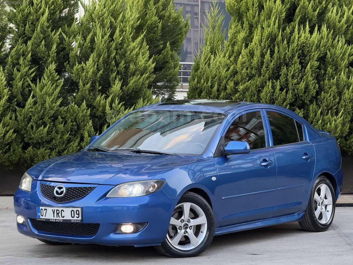 Galeriden Mazda 3 1.6 Dynamic 2004 Model Antalya 376.000 km Mavi 2