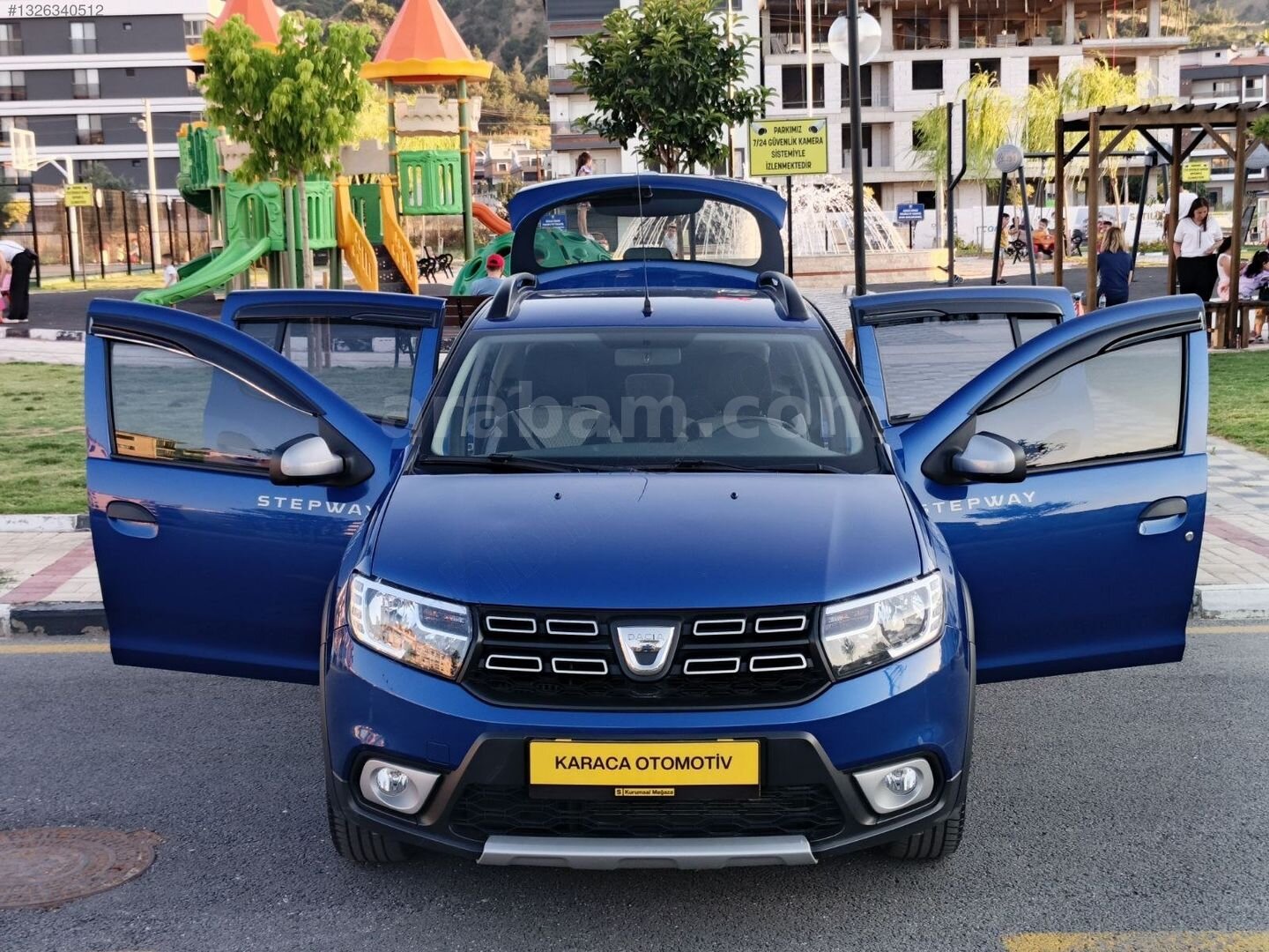 Galeriden Dacia Sandero 0.9 ECO-G Turbo Stepway 2020 Model Manisa 41.000 km Lacivert 7