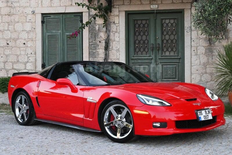 Galeriden Chevrolet Corvette C6 2011 Model İzmir 102.000 km Kırmızı