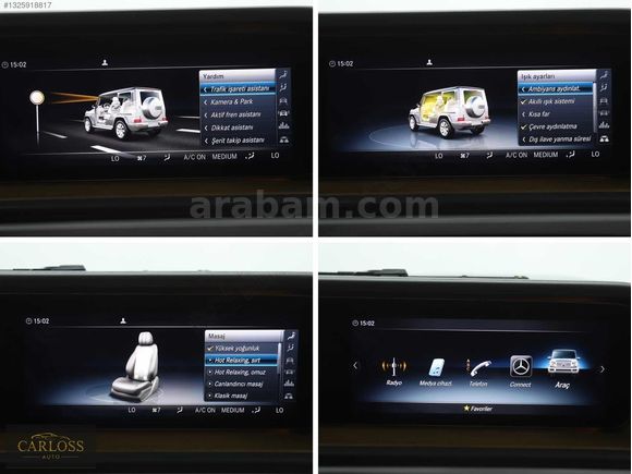 CARLOSS'DAN MERCEDES G400d BAYİ 2021 MODEL 85BİN KM HATASIZ