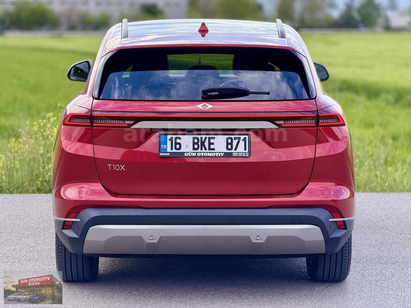 2023 HATASIZ BOYASIZ ANADOLU KIRMIZI TEK EL CAM TAVAN FULL 48,KM 3