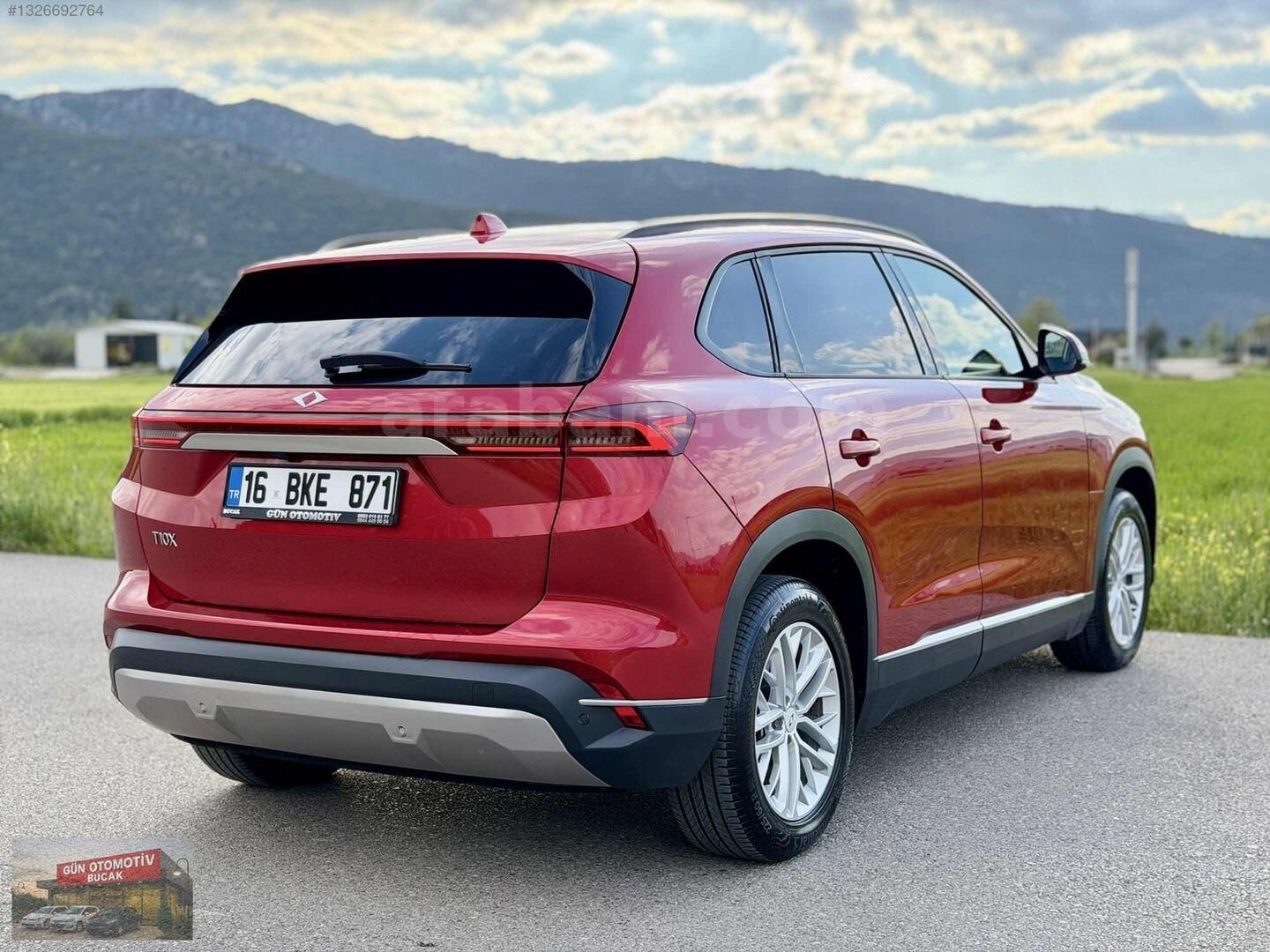 2023 HATASIZ BOYASIZ ANADOLU KIRMIZI TEK EL CAM TAVAN FULL 48,KM 6