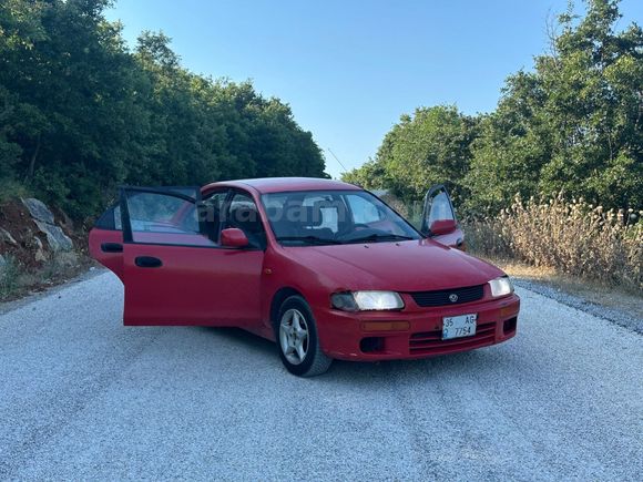 Galeriden Mazda 323 1.6 GLX 1996 Model Bursa 302.000 km Kırmızı