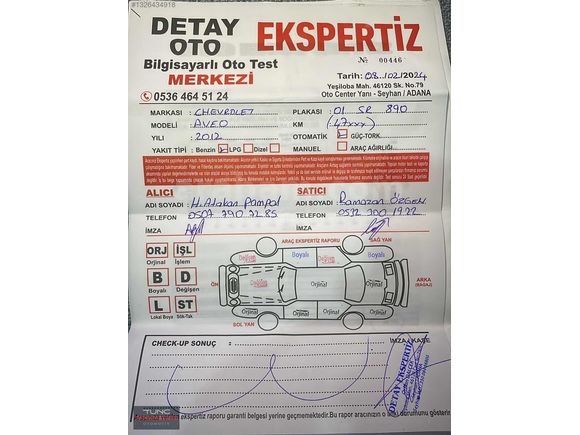 MASRAFSIZ DÜŞÜK KM OTOMATİK AVEO