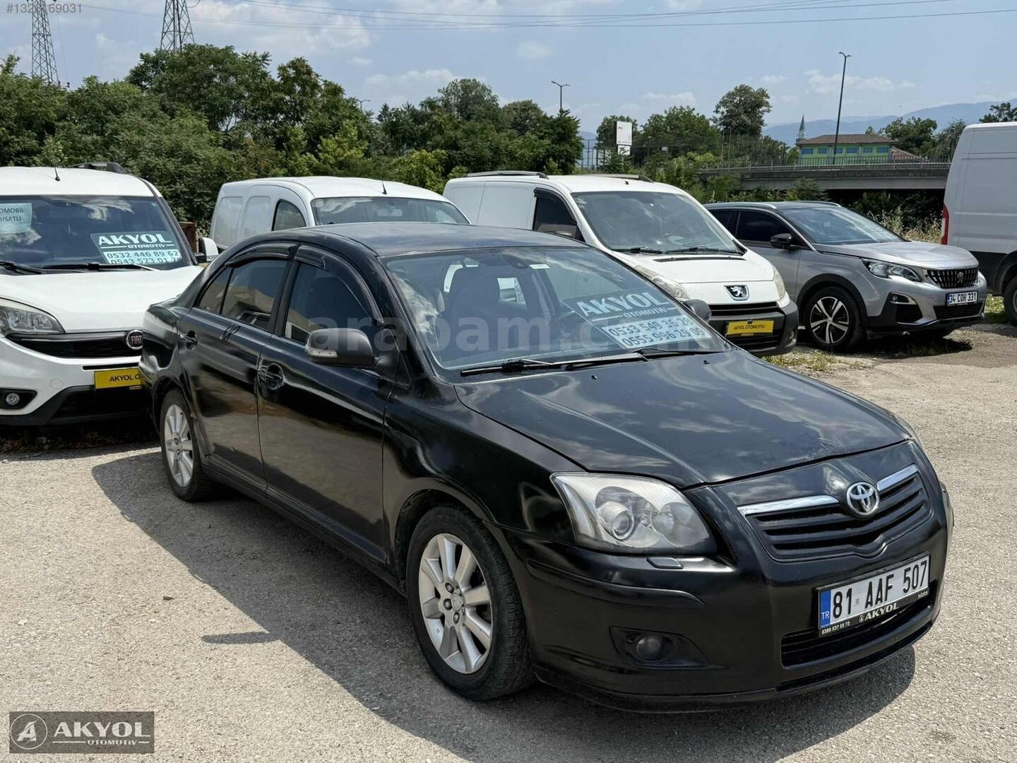 Galeriden Toyota Avensis 1.6 Elegant 2007 Model Düzce 383.000 km Siyah 2
