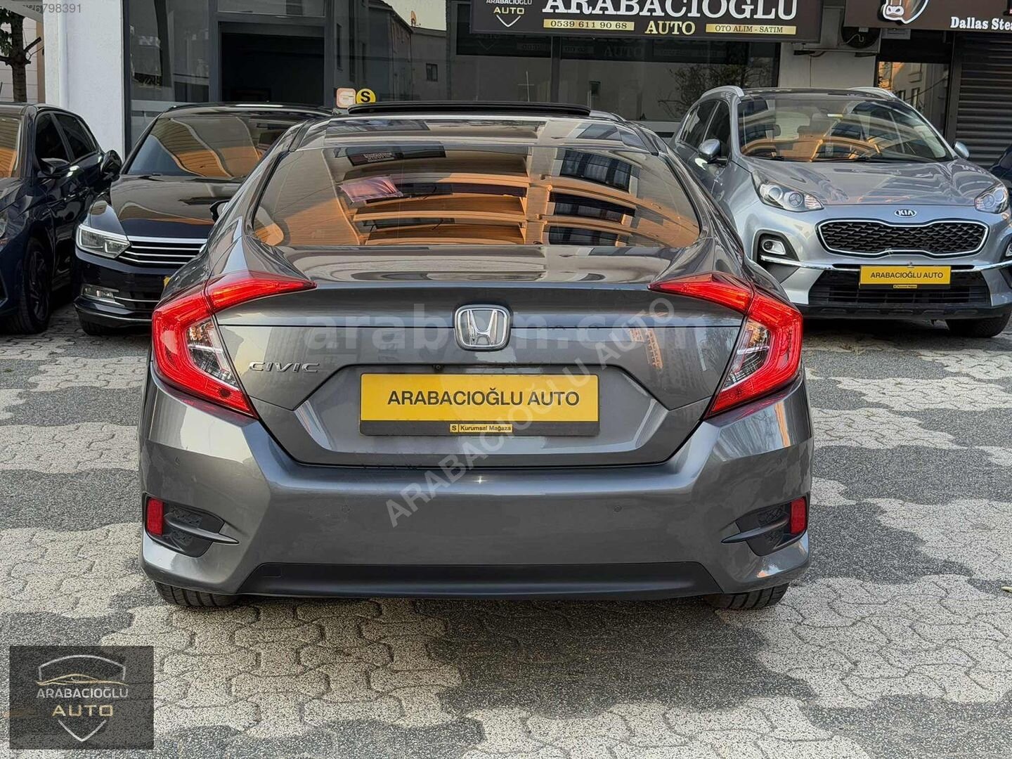 Galeriden Honda Civic 1.6i VTEC Executive 2019 Model İstanbul 110.000 km Füme 7