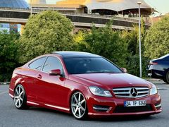 2012 MERCEDES BENZ C180 COUPE AMG 7G-TRONİC KIRMIZI DİAMOND JANT