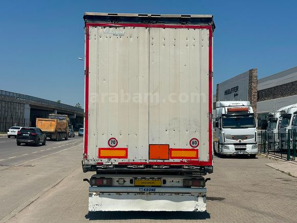 2014 MODEL KRONE TENTELİ ÜÇ KAYAR LİFTMASTER YARI MİDİLLİ DORSE