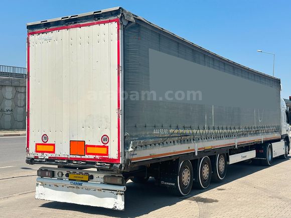 2014 MODEL KRONE TENTELİ ÜÇ KAYAR LİFTMASTER YARI MİDİLLİ DORSE