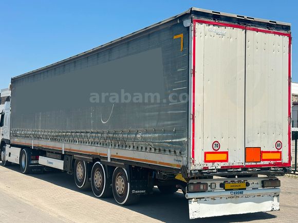 2014 MODEL KRONE TENTELİ ÜÇ KAYAR LİFTMASTER YARI MİDİLLİ DORSE