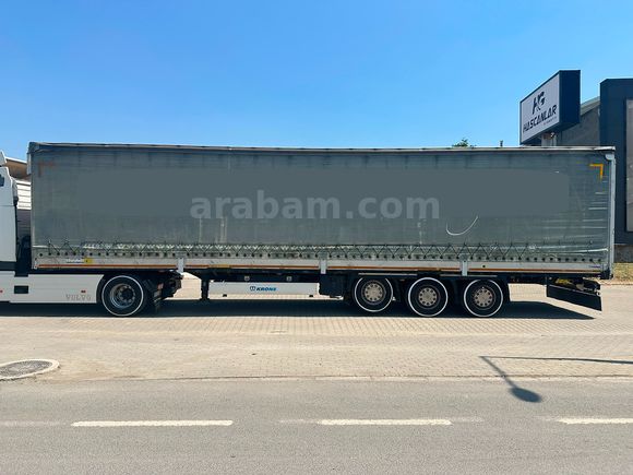 2014 MODEL KRONE TENTELİ ÜÇ KAYAR LİFTMASTER YARI MİDİLLİ DORSE