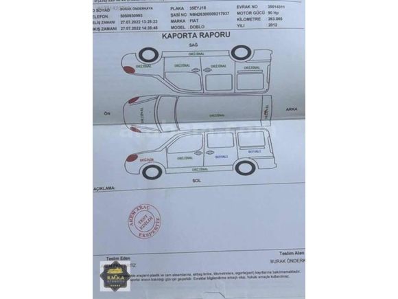RMKA OTOMOTİVDEN DOBLO CARGO 1.3 MULTİJET MAXİ