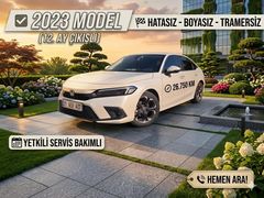 Sahibinden Honda Civic 1.5 i-VTEC Eco Executive Plus 2023 Model  15.000 km Beyaz