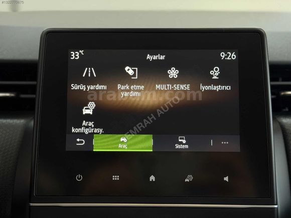 EMRAH AUTO'DAN 2023 MODEL RENAULT CLİO İCON HATASIZ BOYASIZ