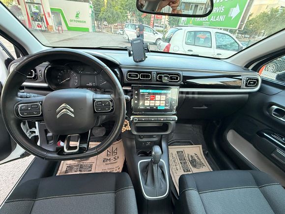 PANORAMİK CAM TAVANLI / CITROEN - C3 SHINE 1.2 PURETECH 110 EAT6 / 40500 km.