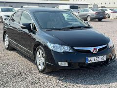 /_UYGUN FİYATLI_/2008 HONDA CİVİC OTOMATİK VİTES DERİ KOLTUK