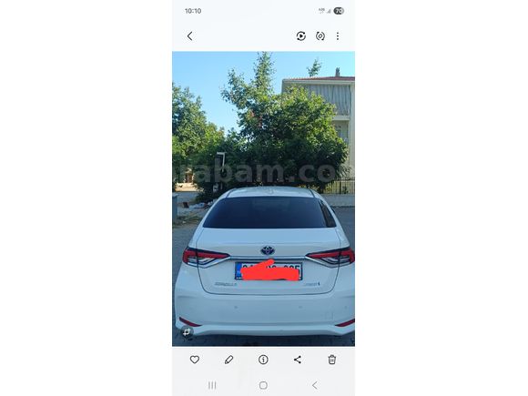 Sahibinden Toyota Corolla 1.8 Hybrid Flame X-Pack 2019 Model  121.950 km Beyaz