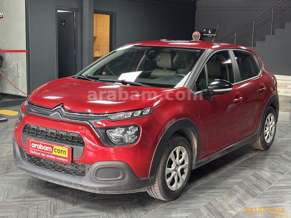 Galeriden Citroen C3 1.2 PureTech Feel 2021 Model Bursa 54.699 km Kırmızı