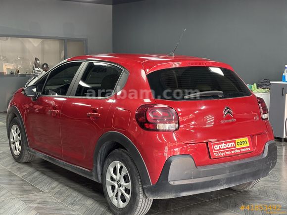 Galeriden Citroen C3 1.2 PureTech Feel 2021 Model Bursa 54.699 km Kırmızı