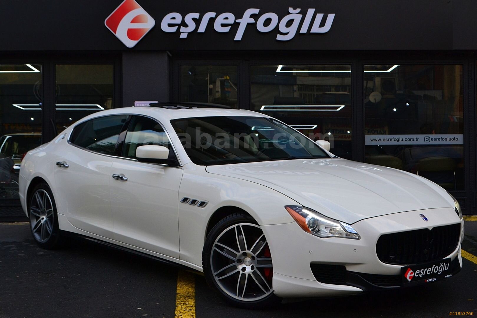 Galeriden Maserati Quattroporte 3.0 D 2014 Model İstanbul 115.000 km Beyaz 2
