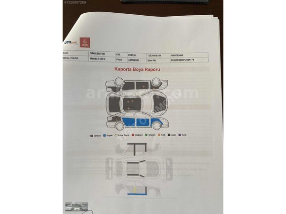2016 MODEL HONDA CR-V 1.6 DTEC 4X4 EXECUTİVE 160 HP CAM TAVAN
