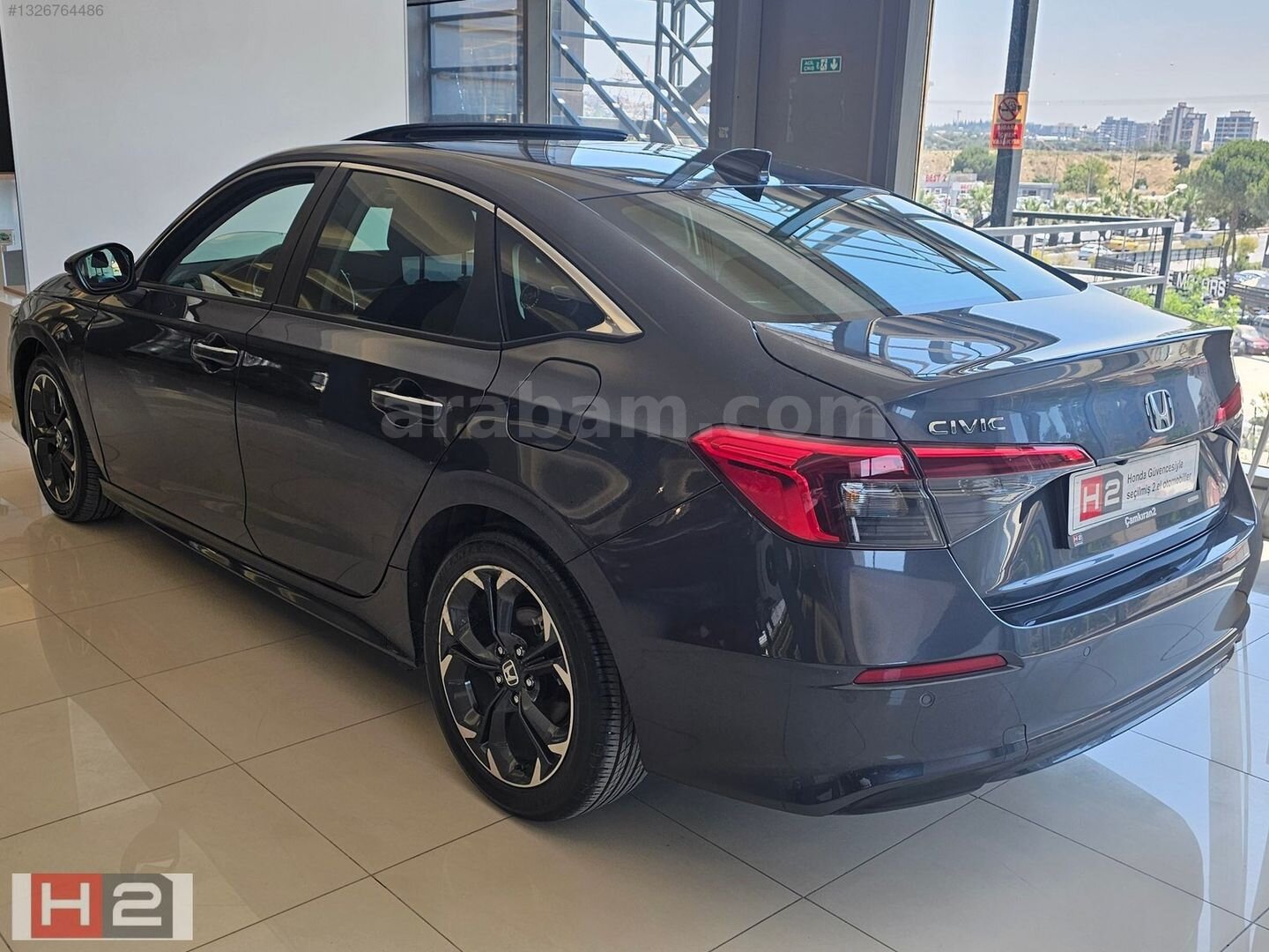 Galeriden Honda Civic 1.5 i-VTEC Executive Plus 2024 Model İzmir 26.320 km Gri 6