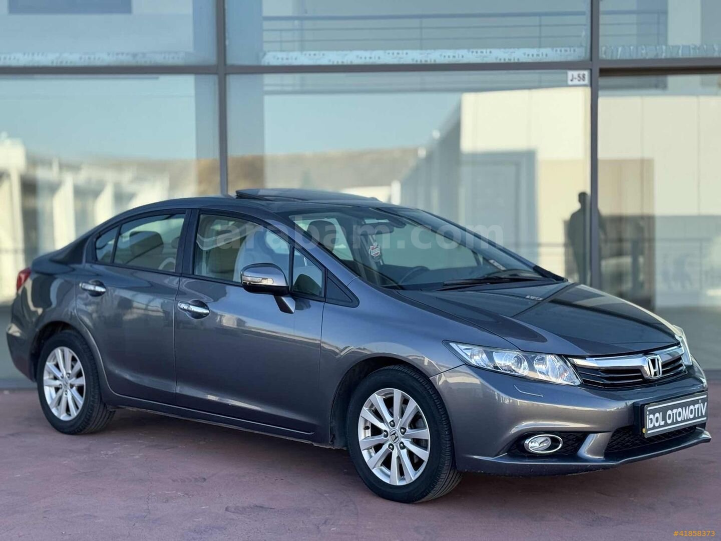 Galeriden Honda Civic 1.6i VTEC Eco Elegance 2012 Model Denizli 98.000 km Füme 2