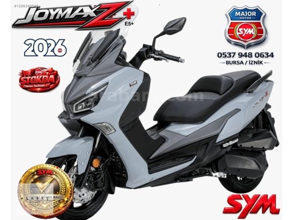 ALABAŞ MOTORSDAN 2026 SYM JOYMAX Z+ BAYİDEN HEMEN TESLİM