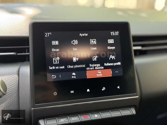 APAYDIN OTOMOTİV'den RENAULT CLİO 1.3TCE EDC 130BG TOUCH