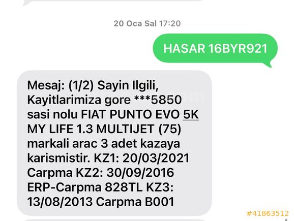 FİAT PUNTO EVO 1.3 DİZEL DYNAMİC FULL