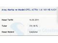 EMSALSİZ ASTRA H OYNANMAMIŞ