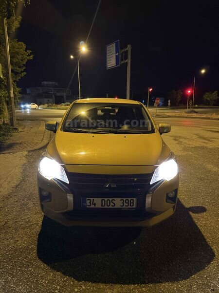 Sahibinden Mitsubishi Space Star 1.2 CVT 2020 Model Erzurum 68.000 km Sarı