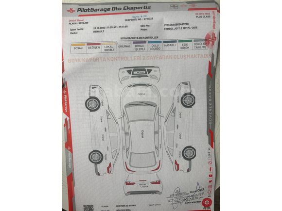 Sahibinden Renault Symbol 1.2 Joy 2015 Model