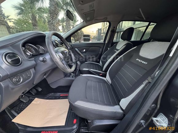 DEĞİŞENSİZ SADECE 105 BİN KM MAKYAJLI STEPWAY 1.5 DCI SANDERO