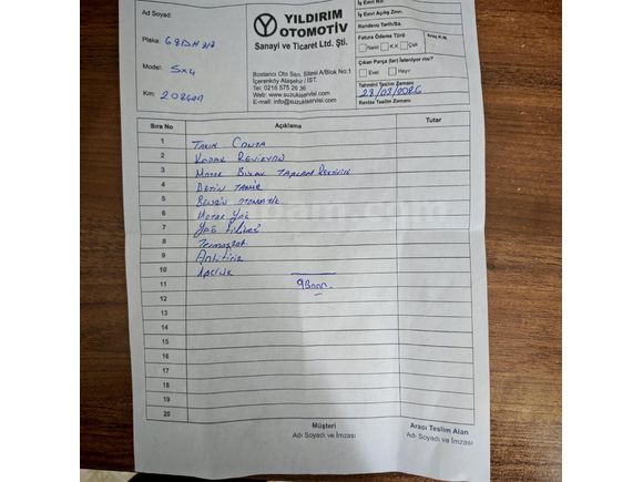 Sahibinden Suzuki SX4 GL 2011 Model  213.000 km Siyah