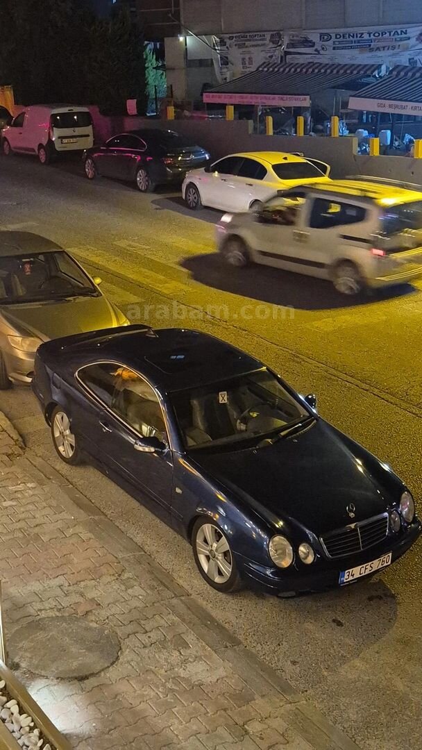 Sahibinden Mercedes - Benz CLK 200 Kompressor Elegance 1998 Model İstanbul 327.000 km Mavi 4
