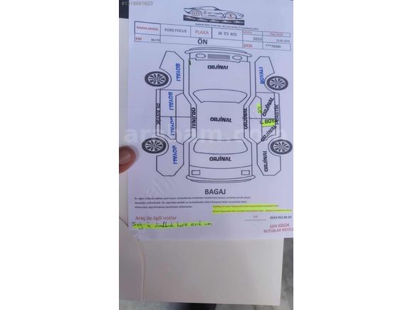 SEVİLEN AUTO dan FORT FOCUS 86 binde KARTA FARKSIZ TEK ÇEKİM