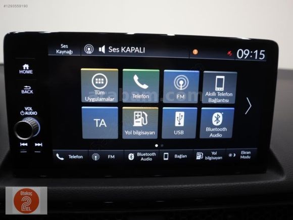 OTOKOÇ KAYSERİ'DEN HONDA CIVIC 1.5 182 AT EXECUTIVE+