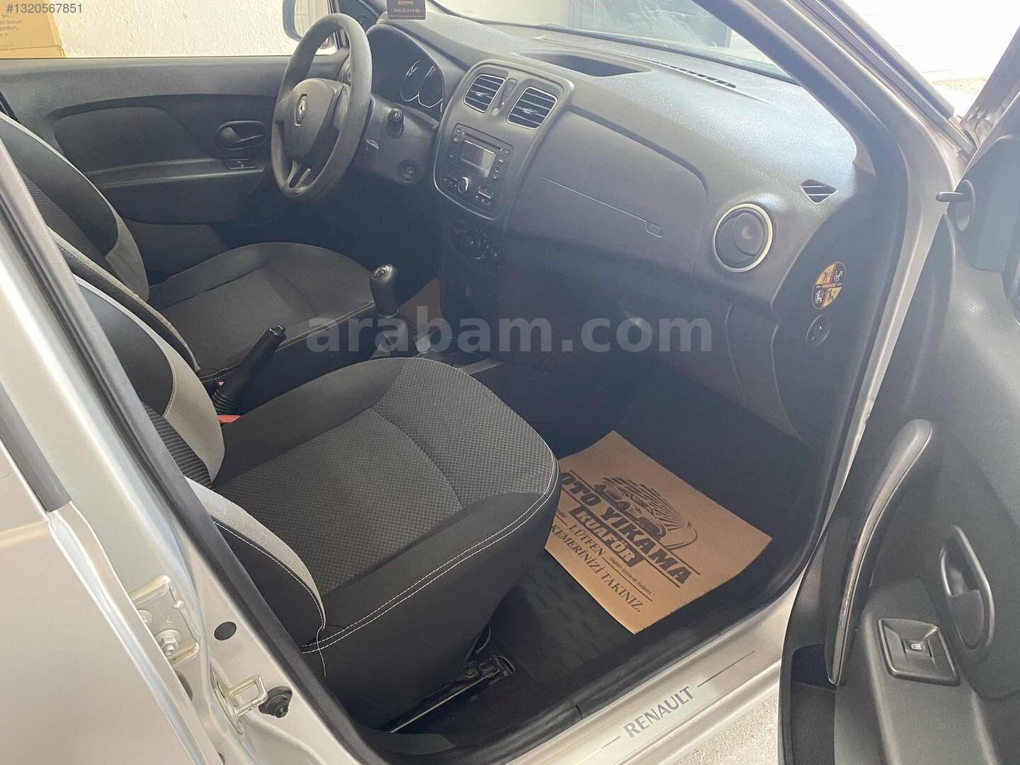 Galeriden Renault Symbol 1.2 Joy 2015 Model Edirne 181.000 km Gri 5