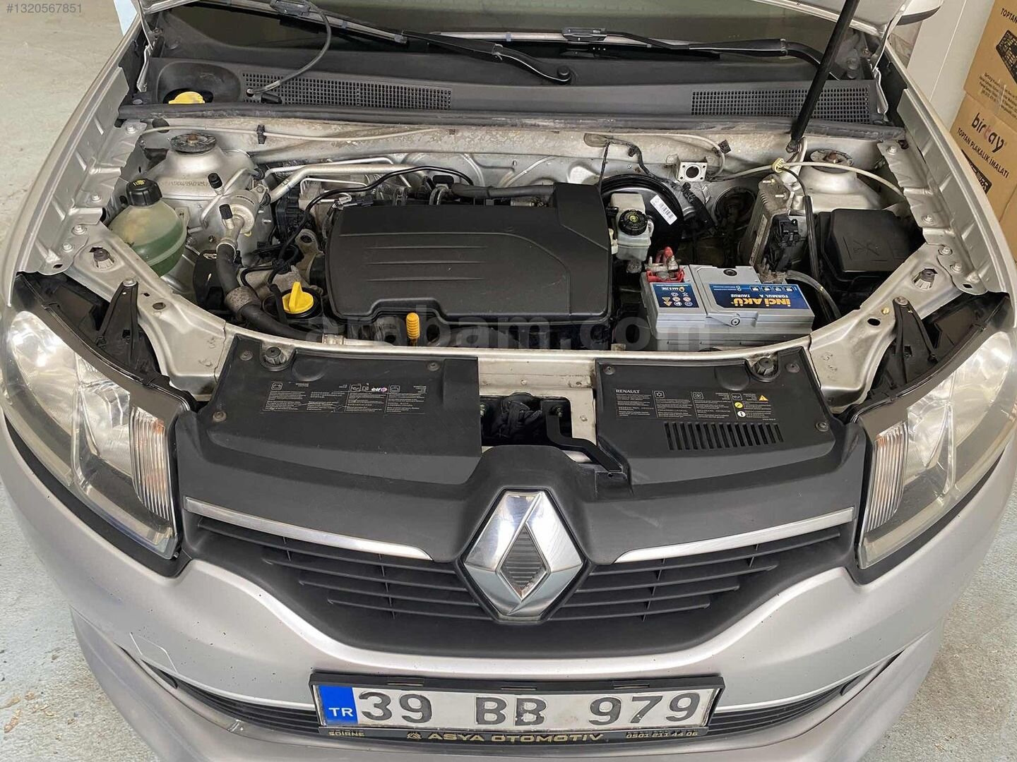 Galeriden Renault Symbol 1.2 Joy 2015 Model Edirne 181.000 km Gri 4