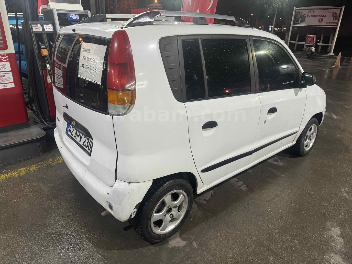Sahibinden Hyundai Atos 1.0 GLS 1999 Model Tekirdağ 312.000 km Beyaz 3