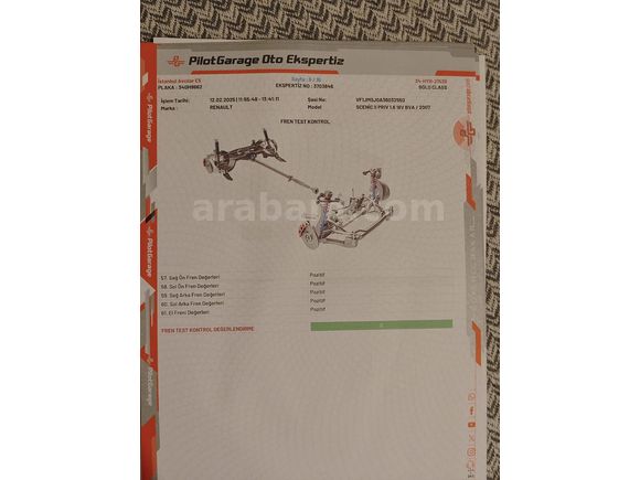 Sahibinden Renault Scenic 1.6 Privilege 2007 Model 