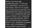 Sahibinden Chevrolet Captiva 2.0 D LT High 2009 Model 