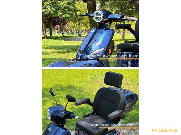 Moto Motto'dan VOLTA VM6 (4 teker moped) Vade FARKSIZ 6 Taksitle