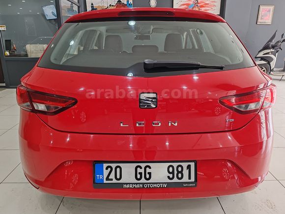 2013 SEAT LEON 1.6 TDI STYLE KIRMIZI *140 BİN KM*
