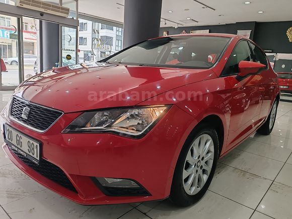 2013 SEAT LEON 1.6 TDI STYLE KIRMIZI *140 BİN KM*